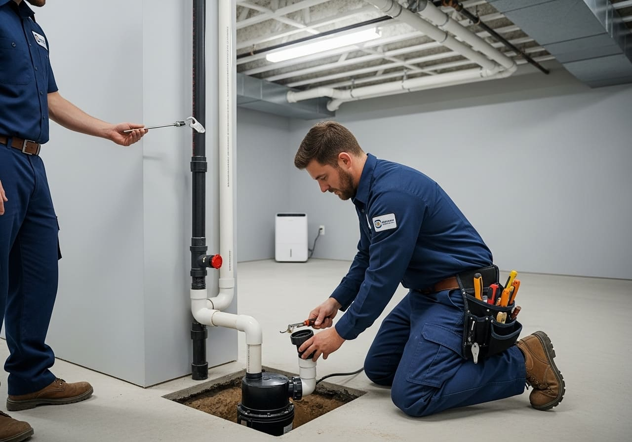Larry Leaks Plumbing sump pump installation and basement drainage in Texas & Tennessee