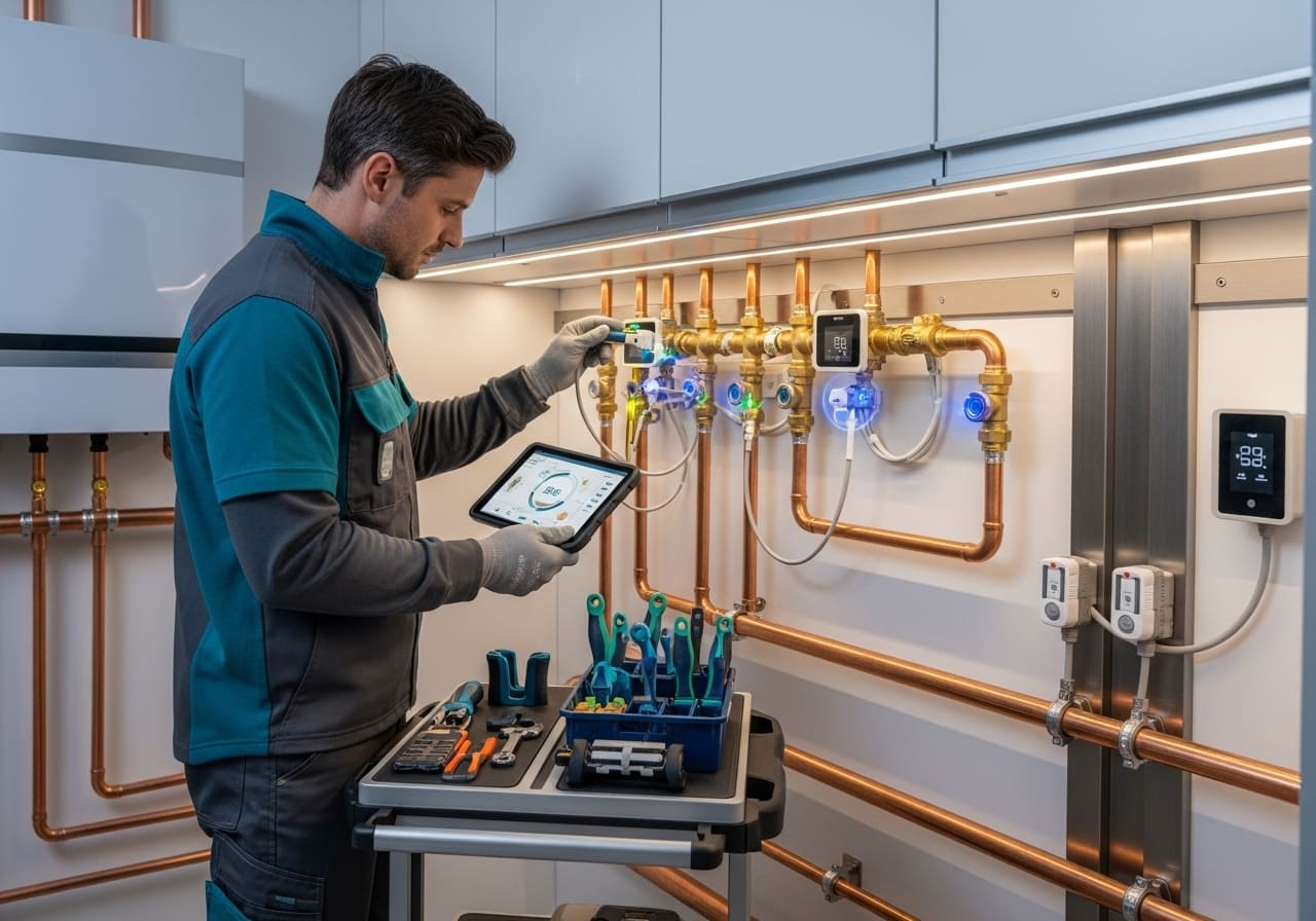 Larry Leaks Plumbing copper pipe upgrades and hot water recirculation in Texas & Tennessee