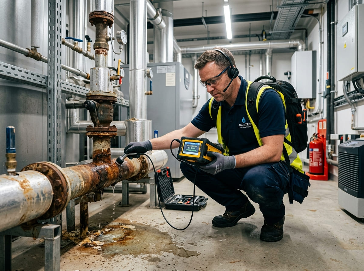 Larry Leaks Plumbing advanced leak detection with electronic equipment in Texas & Tennessee